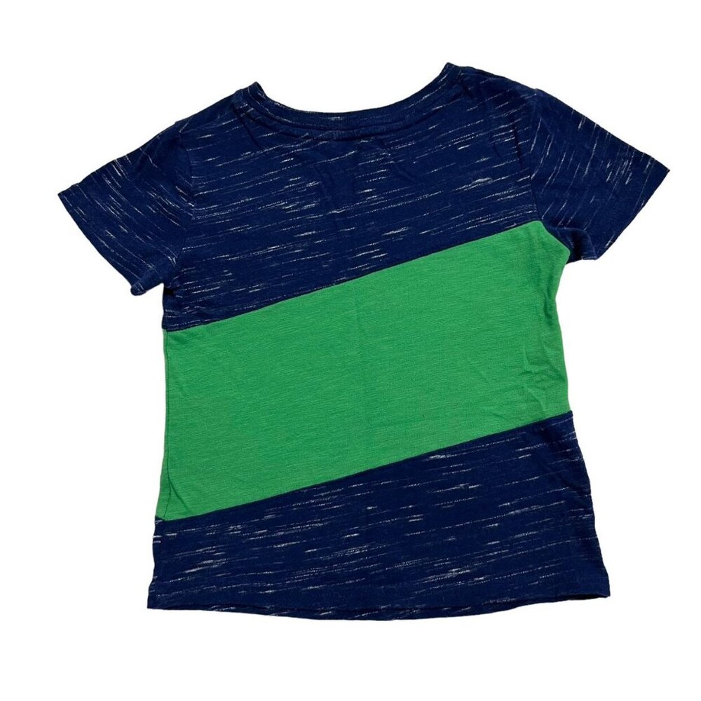 Cat & Jack 2T Blue & Green Pocket Tee Shirt - Picture 3 of 4